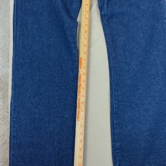 Vintage Levis 517 Jeans Mens 36x32 Blue Bootcut Fit Medium Wash Denim - Picture 9 of 11